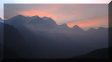 Sonnenaufgang vor dem Thorong La, Annapurna